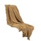 Edge Collections - 50" x 50" - Brown - Cozy Textured Throw Blanket for Home Decor - 1 Piece